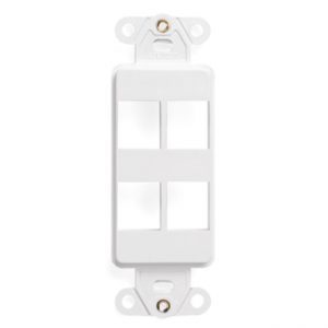 Keystone Decora 4 holes White