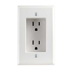Recessed 110v AC Jack White