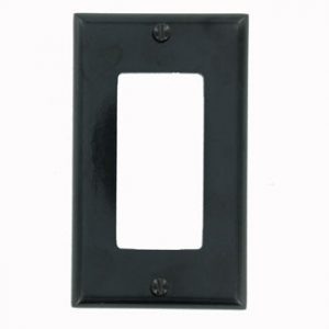 Single Decora Cover BLACK