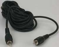 Audio cable - RCA plug to RCA plug 20 ft.