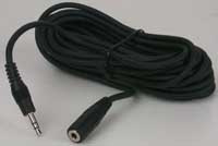 Audio cable - 3.5mm Stereo plug to 3.5mm Stereo jack 20 ft.