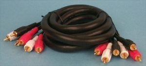 Audio cable - 5.1ch 6 RCA plugs to 6 RCA plugs 2m