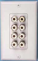 Wall Plate 8 binding post