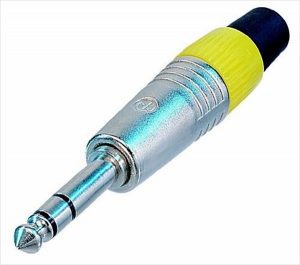 NEUTRIK 6.3mm plug Stereophonic (3 condurctors)