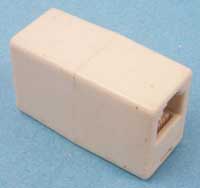 Dual Inline Telephone Coupler 6 pins 4 contacts