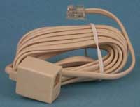 Telephone extension cord