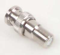 F jack to BNC Plug