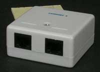 Surface Wallbox 2 insert for CAT5
