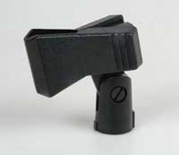 Universal Microphone holder to fit standard microphone stands. Female thread.