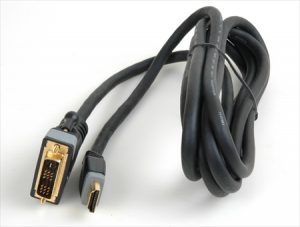 Cable HDMI plug to DVI plug 1M