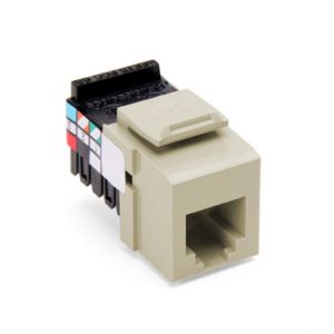 Keystone Telphone Jack Ivory