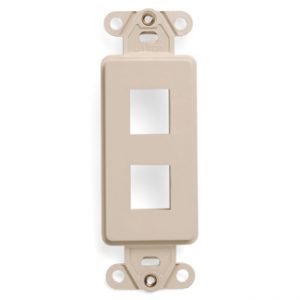 Keystone Decora Insert 2 holes Ivory
