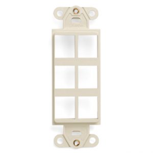 Keystone Decora 6 holes Almond