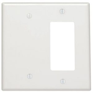 2-GANG PLATE BLANK/DECORA WHITE