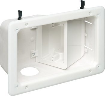 Recessed TV Box™ w/ Angled Openings