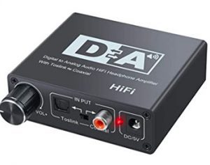 amx Audio Converter - Toslink or Digital Coax to Stereo RCA