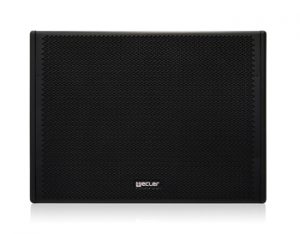 Ecler ARQISSB10 - Wall mounted Subwoofer with 10" driver (150 WRMS @8 ohms) - Black Wooden Cabinet