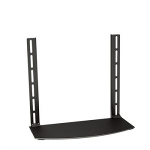 amx Set Top Box glass shelf to attach to a fixed TV wall mount. Compatible with BPL-20B