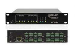 Ecler DN44BOB – DANTE Digital Audio Interface. 4 inputs and 4 outputs DANTE (Audio Over IP) Break Out Box.
