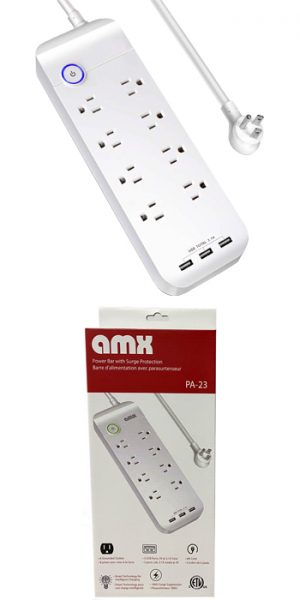 amx Power Bar 8 Outlets with Surge protection