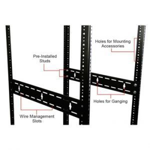 Strong Floor Standing Rack Pillar 37U