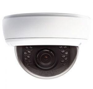 Wirepath™ Surveillance 550-Series Dome IP Outdoor Camera with IR (1MP 720p | White)