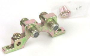 Twin set F jack to F jack Ground Block