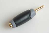 Audio Adaptor - 3.5mm Mono Male to 3.5mm Stereo Female