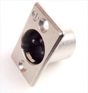 NEUTRIK XLR plug Chassis mount.with screw holes