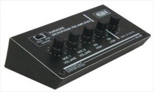 amx Microphone pre-amplifier/mixer with karaoke function