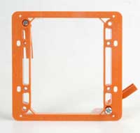 amx Wallboard universal double gang Mounting Frame for wall plates and controls