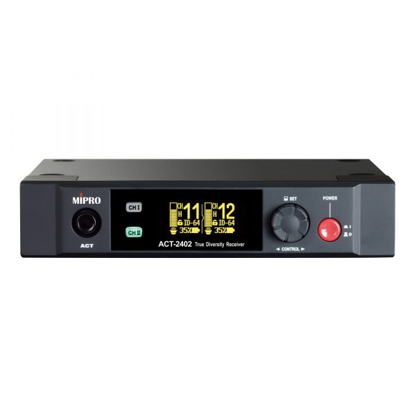 Digital 2.4GHz band 1/2 Rack Dual-Channel Digital Receiver