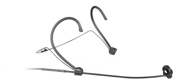10mm uni-directional headworn microphone with 3.5mm screw-lock plug