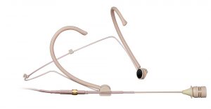 10mm Uni-directional Condenser Dual-Sided Headworn Microphone w/detachable connector