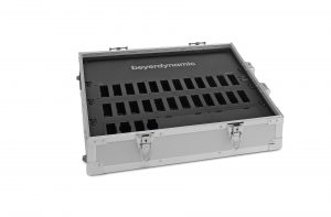 Cockpit charging & carrying case for up to 28 Unite pocket transmitters/receivers.