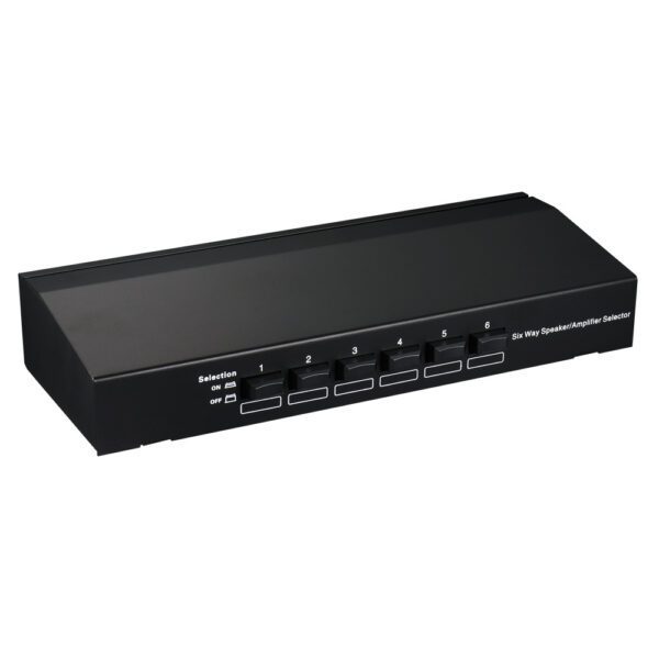amx 6 Pairs stereo speaker selector box, maximum handling 150 watts