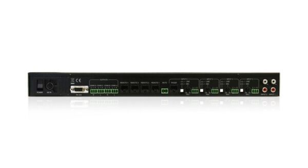 Ecler DAM614 - Fully Programmable Audio Digital Mixer, 6-in / 4-out, DSP Processing, RS-232 Connectivity - Image 2