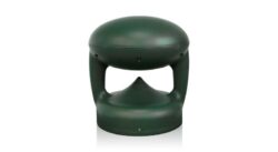 in-ground weatherproof loudspeaker (IP65) with an omni-directional horizontal dispersion pattern (360º).