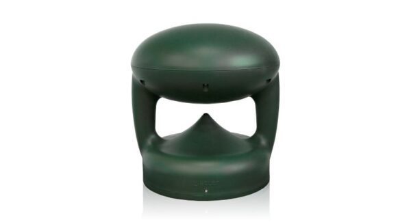 in-ground weatherproof loudspeaker (IP65) with an omni-directional horizontal dispersion pattern (360º).