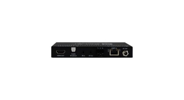 Ecler VEO-XRT44 is a professional HDBaseT Receiver of High Dynamic Range (HDR) formats for HDMI 2.0 extension.  The extenders support video signal re - Image 3