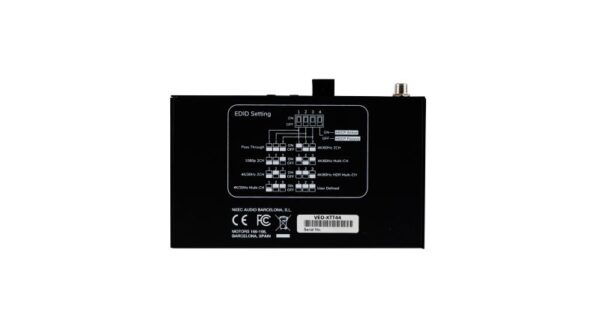 Ecler VEO-XTT44 is a professional HDBaseT Transmitter  of High Dynamic Range (HDR) formats for HDMI 2.0 extension.  The extenders support video signa - Image 4