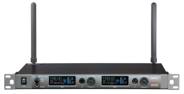 Mipro Wideband Dual-Channel Encrypted Digital Receiver-120MHz wideband, Freq 5D (482 - 602 MHz)