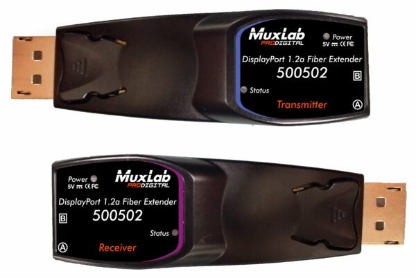 MUXLAB - DisplayPort 1.2a Fiber Extender Kit