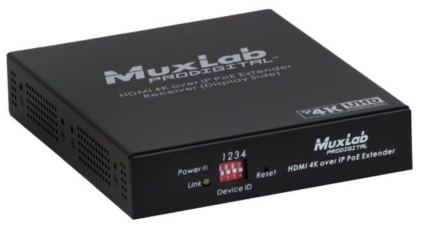 MUXLAB - Video Wall 4K over IP, PoE Extender RX