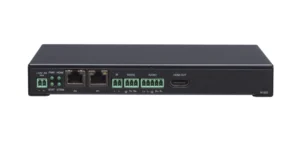 SVSI Minimal Compression Video over IP Decoder Card with two RJ45 network ports (one POE), IR, serial, balanced audio, and HDMI video out, AES67 compa