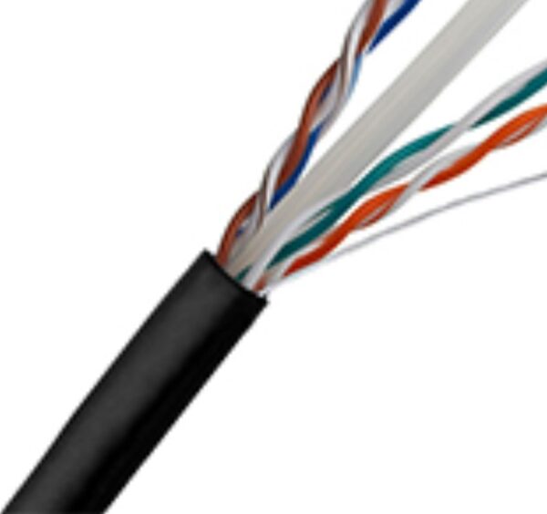 Câblage Cat6e, UTP, FT4, 600MHz, Noir, 305m (1000')