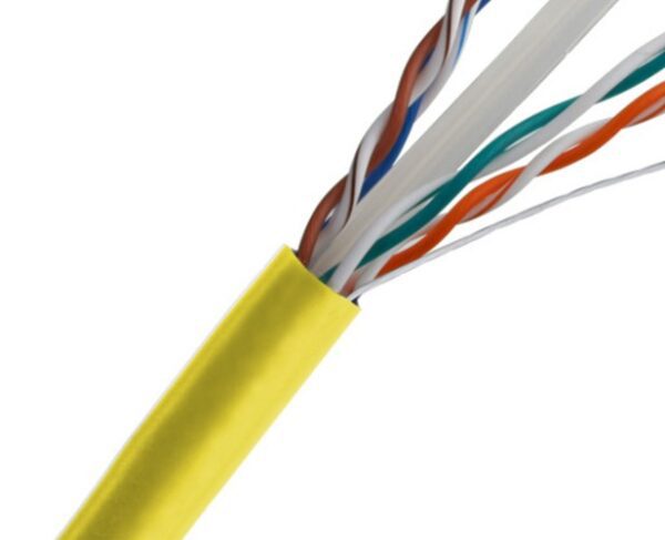 Câblage Cat6e, UTP, FT6, 400MHz, Jaune, 305m (1000')