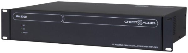 CREST - IPA-2300 300 W Class D Mixer Amplifier, 4-ohm, 25V, 70V and 100V outputs, 2 input, 2U rackmount - Image 2