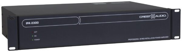 CREST - IPA-2300 300 W Class D Mixer Amplifier, 4-ohm, 25V, 70V and 100V outputs, 2 input, 2U rackmount - Image 3