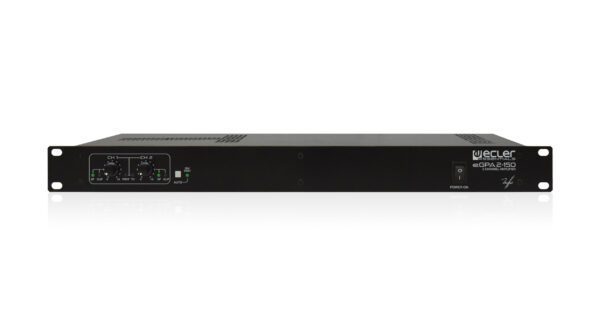 Ecler eGPA2-150 - 2x150 W RMS @ 4 Ohms, high efficiency multichannel amplifier (class D)